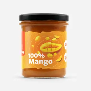 100% Mango bez přidaného cukru s extra kousky ovoce 6 x 200 g