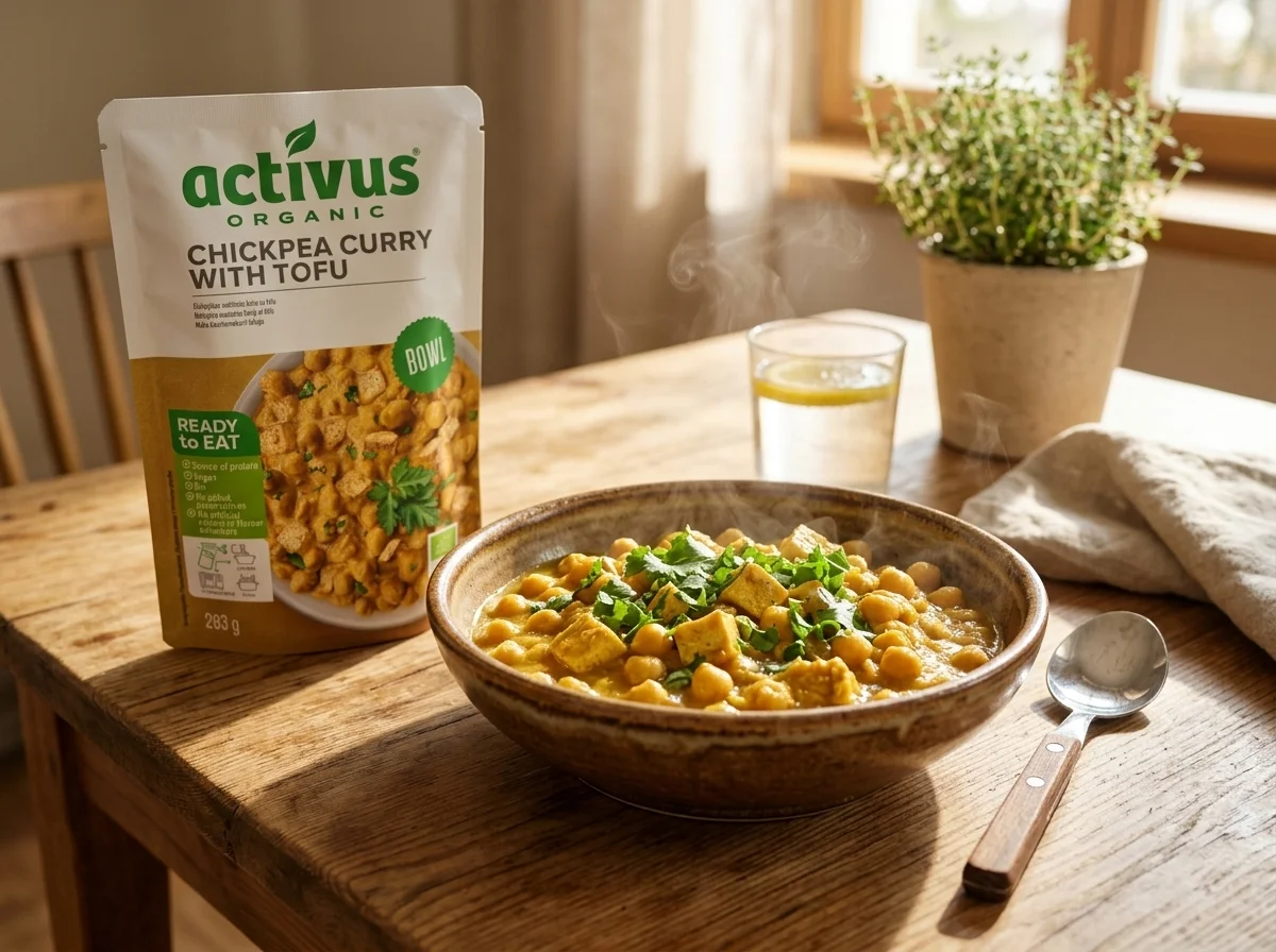 Cizrnové kari s tofu