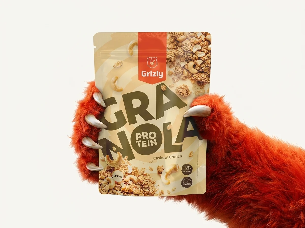 grizly tlapka a balení
