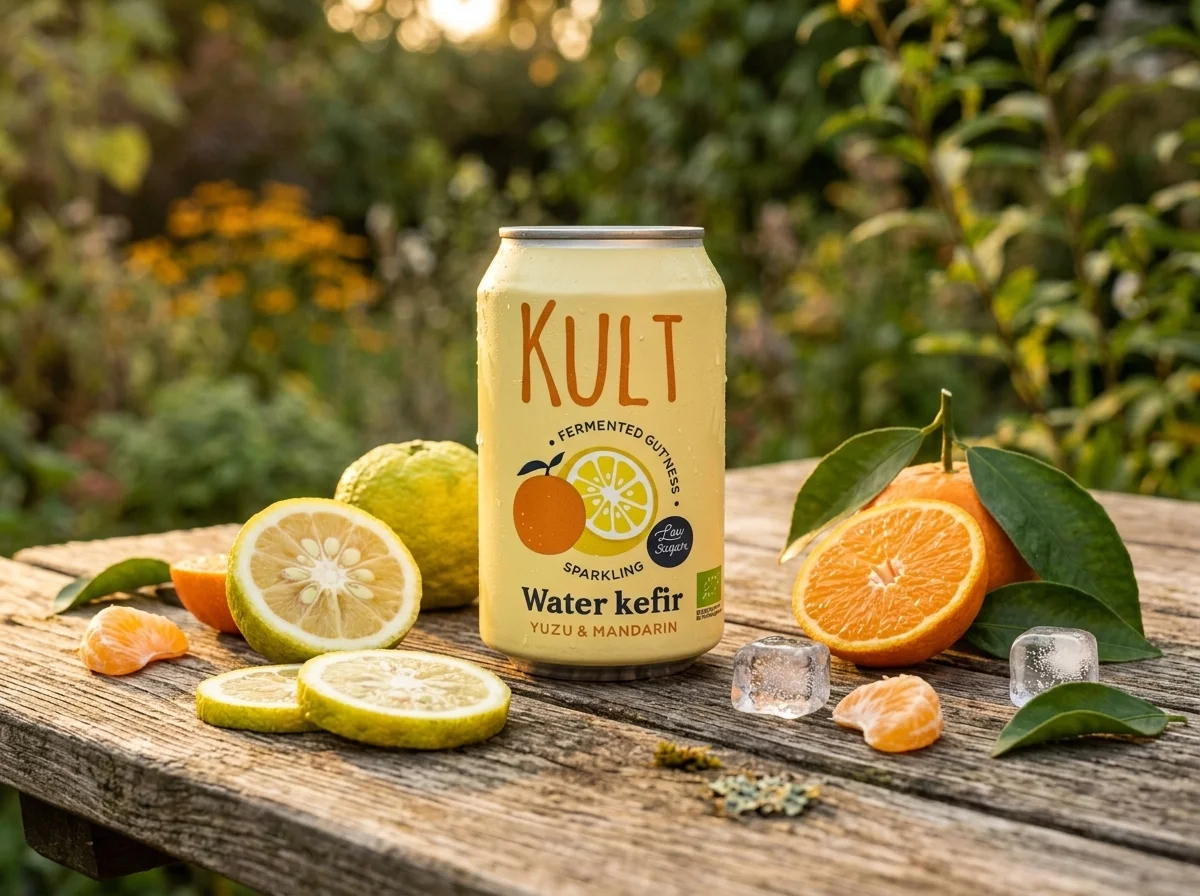 vodní kefír yuzu