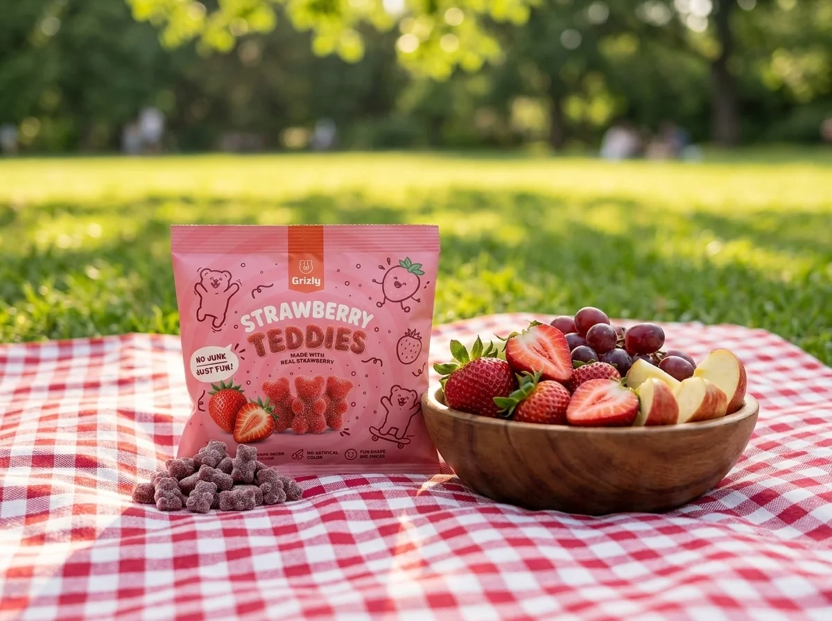 medvídci na pikniku