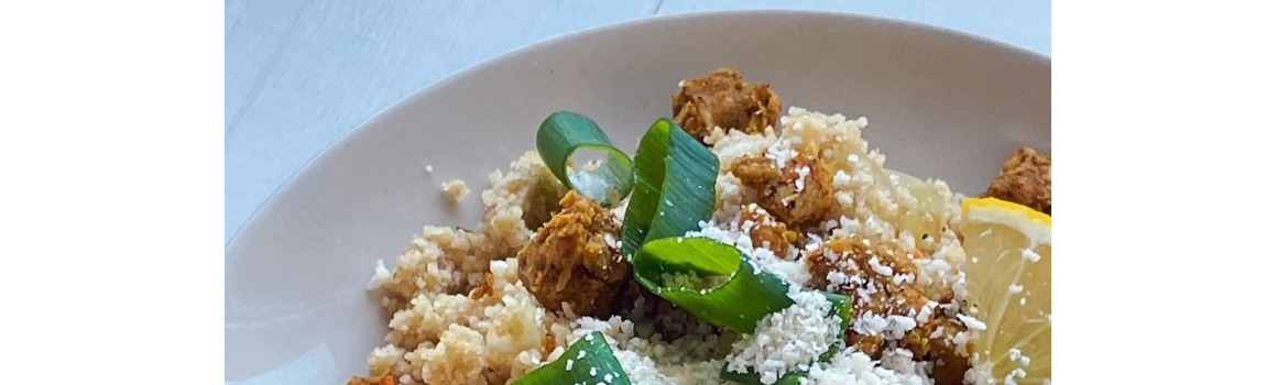 Veganský citronový kuskus