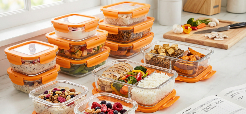 Meal prep: Co to je + Tipy na nejlepší krabičková jídla