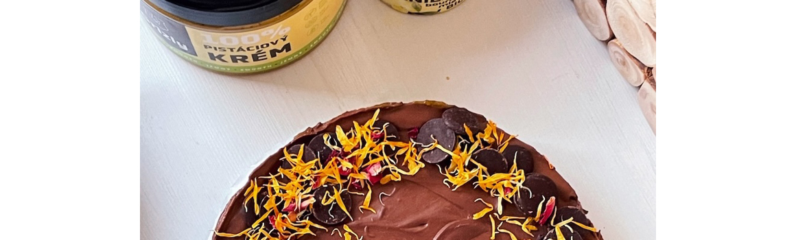 Veganský pistáciový cheesecake