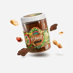 Arašídový krém DeLuxe 6 x 1000 g