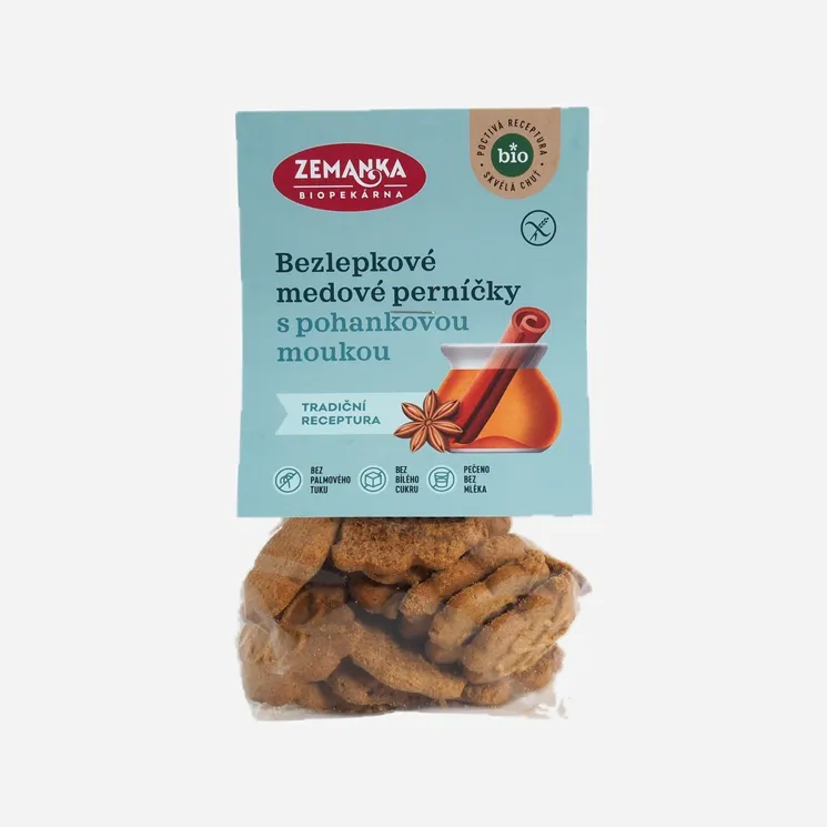 Bezlepkové pohankové perníčky BIO 6 x 100 g