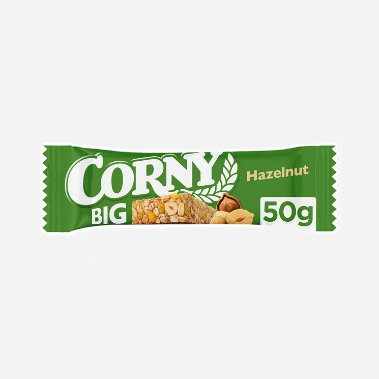 Big cereální tyčinka lískový oříšek