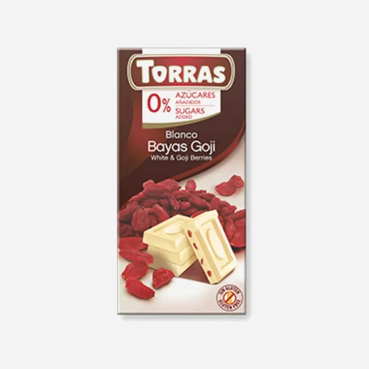 Bílá čokoláda s goji 5 x 75 g