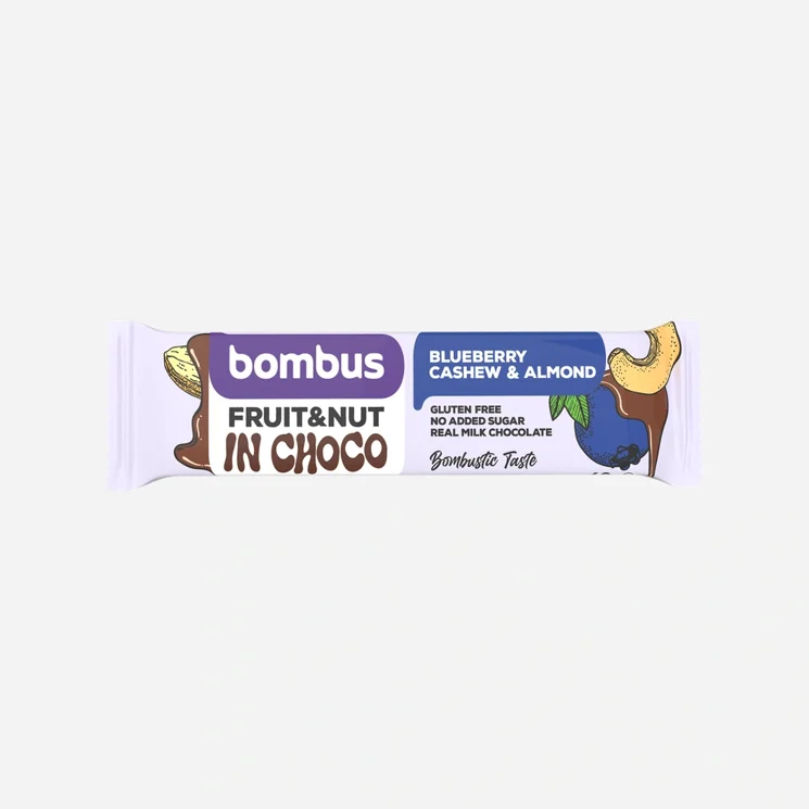 Borůvky, kešu, mandle
