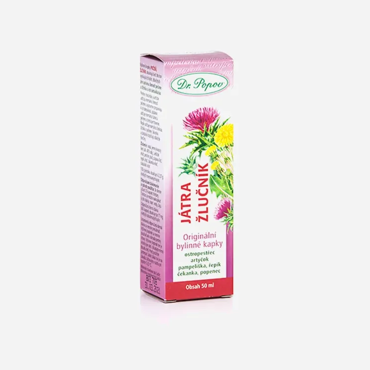 Bylinné kapky Játra - žlučník 6 x 50 ml