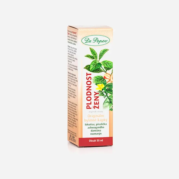 Bylinné kapky plodnost ženy , 6 x 50 ml