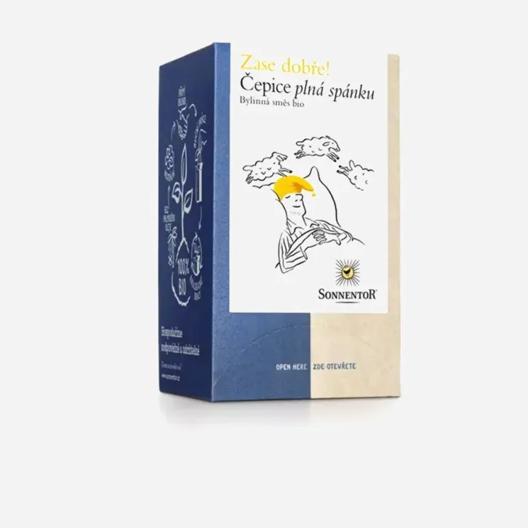 Čaj Čepice plná spánku  BIO 6 x 27 g