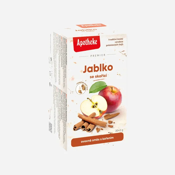 Čaj Jablko se skořicí 6 x 20 sáčků