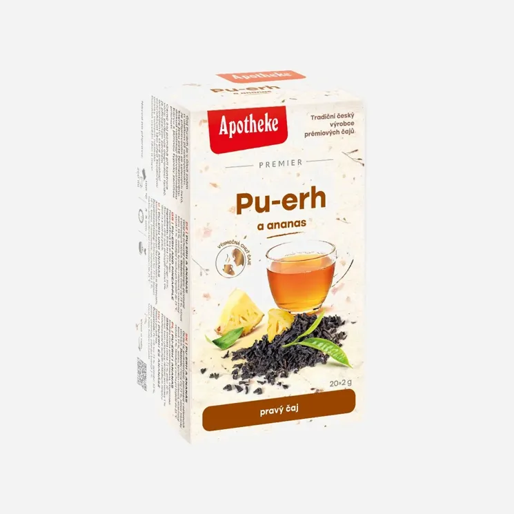 Čaj Pu-erh a ananas 6 x 20 sáčků