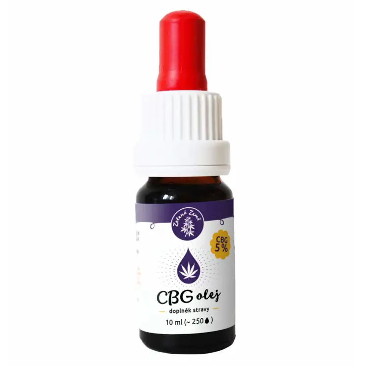 CBG Konopný olej 5% - expirace 30.9.2026