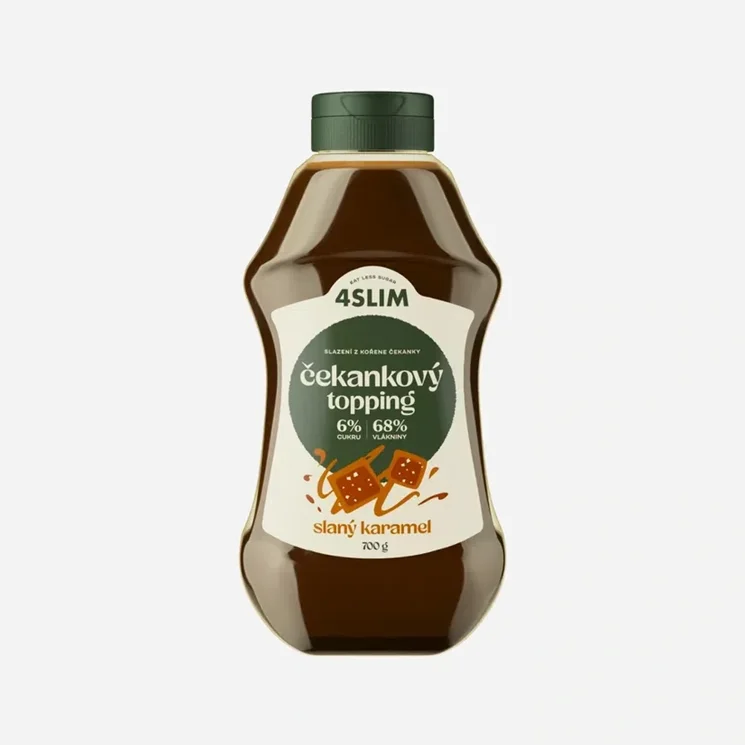 Čekankový topping slaný karamel