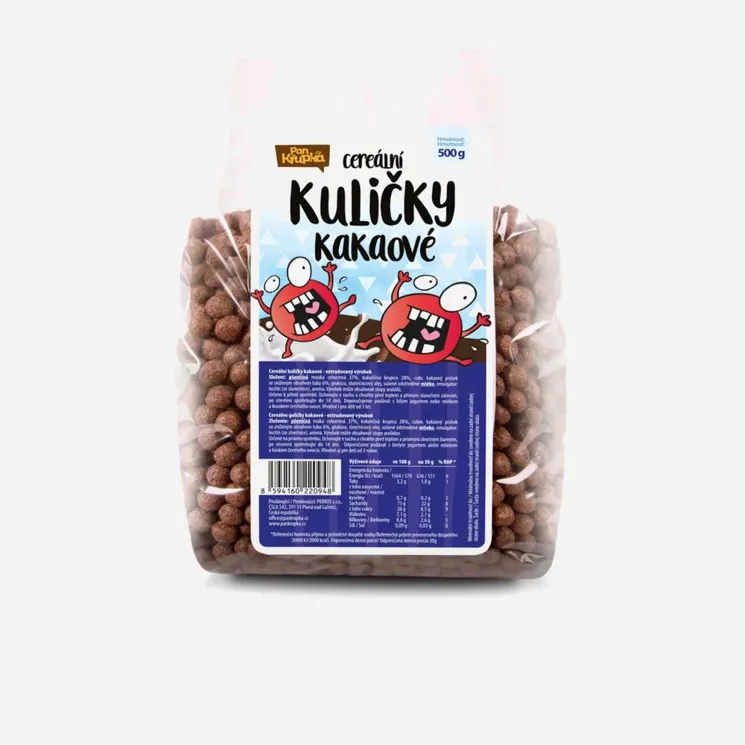 Cereální kuličky kakaové 6 x 500 g