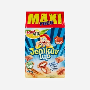Cereální polštářky s náplní Jeníkův lup vanilkový