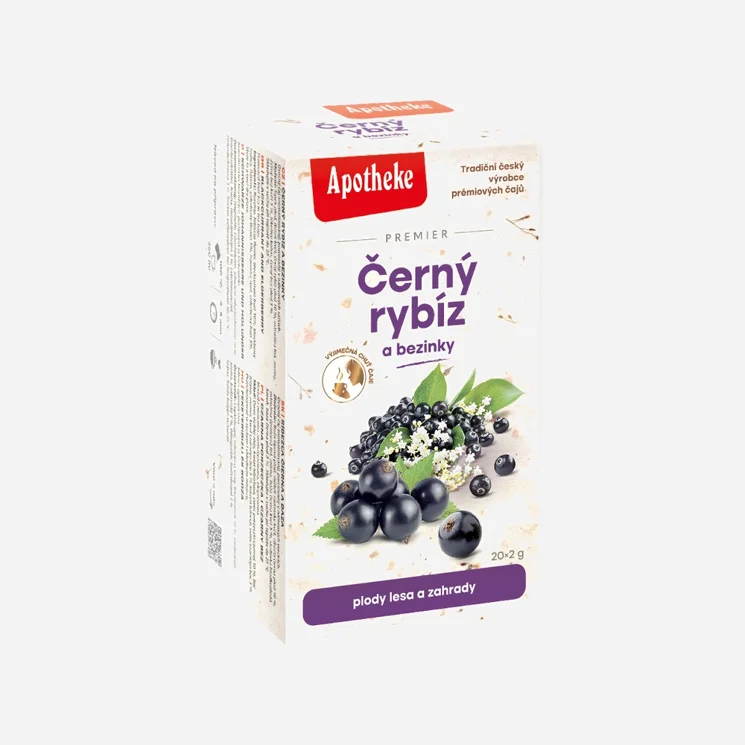 Černý rybíz a bezinky 6 x 40 g