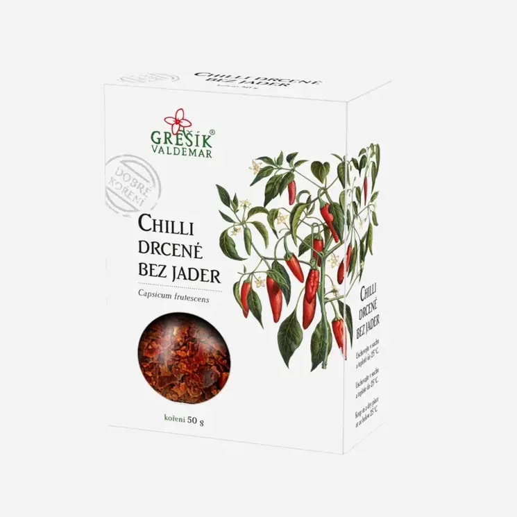 Chilli drcené bez jader 6 x 50 g
