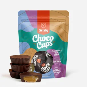 Choco Cups hořká čokoláda & karamel