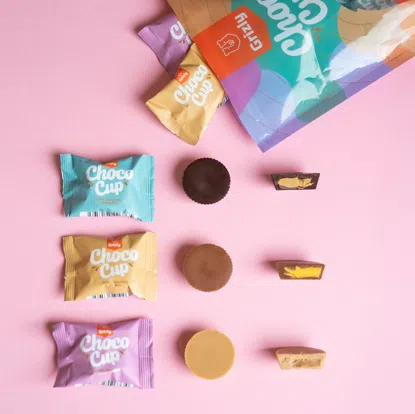 Choco Cups mléčná čokoláda & mango 5 x 120 g