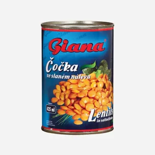 Čočka ve slaném nálevu 6 x 425 ml