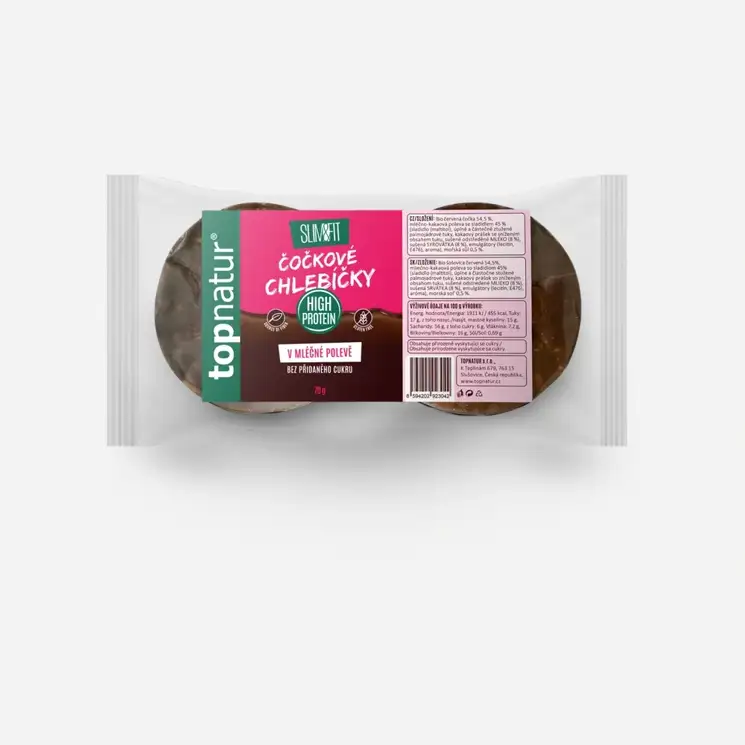 Čočkové chlebíčky mléčná čokoláda 6 x 70 g