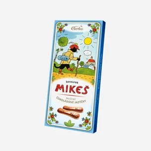 Čokoládové jazýčky mléčné MIKEŠ