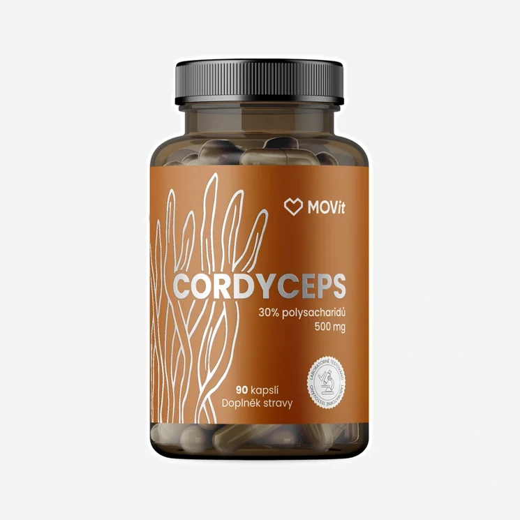 Cordyceps 30% polysacharidů 500 mg