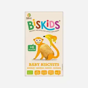 Dětské celozrnné sušenky s banánem bez přid. cukru 6M+ 6 x 120 g