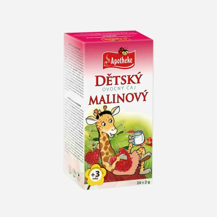 Dětský čaj malinový 20 sáčků 6 x 40 g