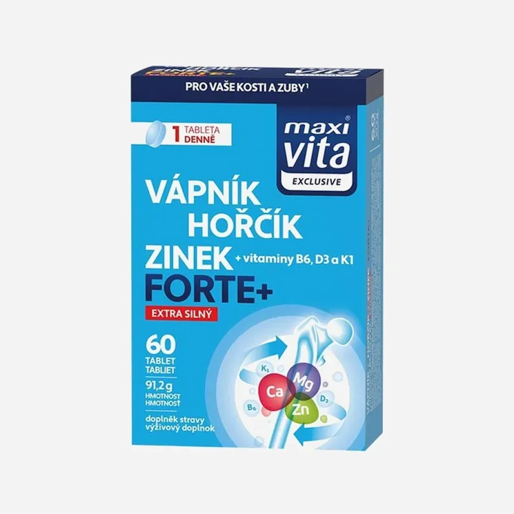 Exclusive Vápník, hořčík a zinek forte+