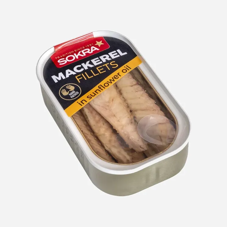 Filety z makrely ve slunečnicovém oleji 6 x 115 g
