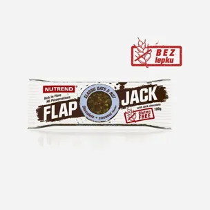 Flapjack Gluten Free - čokoláda +kokos s hořkou čokoládou