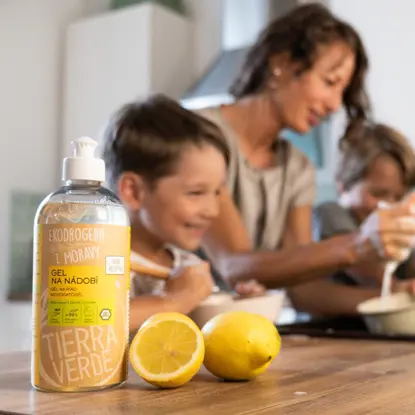 Gel na nádobí citron BIO 6 x 500  ml
