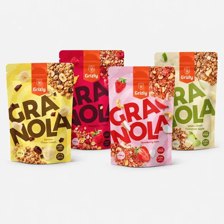 Granola set Ovocné ráno (4 x 450 g)
