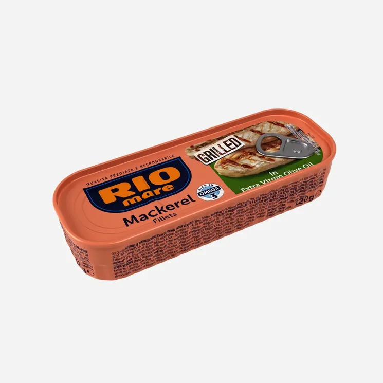 Grilované filety z makrely v extra panenském olivovém oleji 6 x 120 g