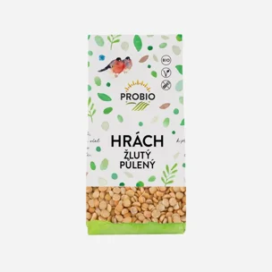 Hrách žlutý půlený BIO