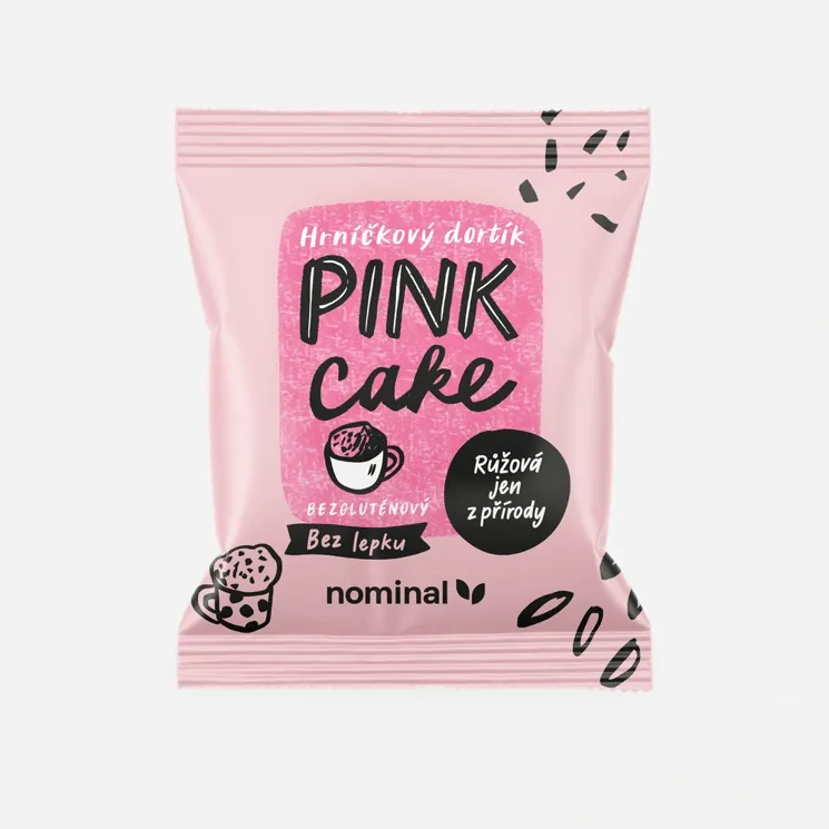 Hrníčkový dortík Pink cake