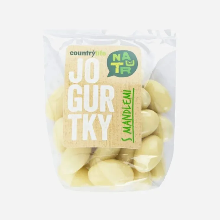 Jogurtky s mandlemi