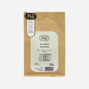 Káva Etiopie Sidamo 6 x 250 g