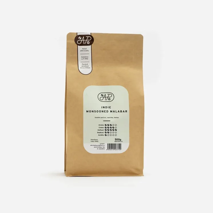 Káva Indie Monsooned Malabar 6 x 500 g