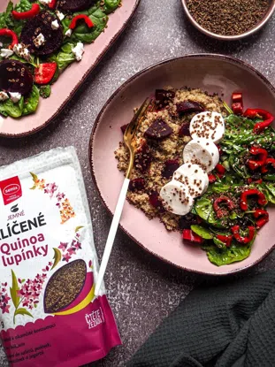 Klíčená quinoa lupínky