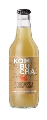 Kombucha mango a marakuja 12 x 330 ml