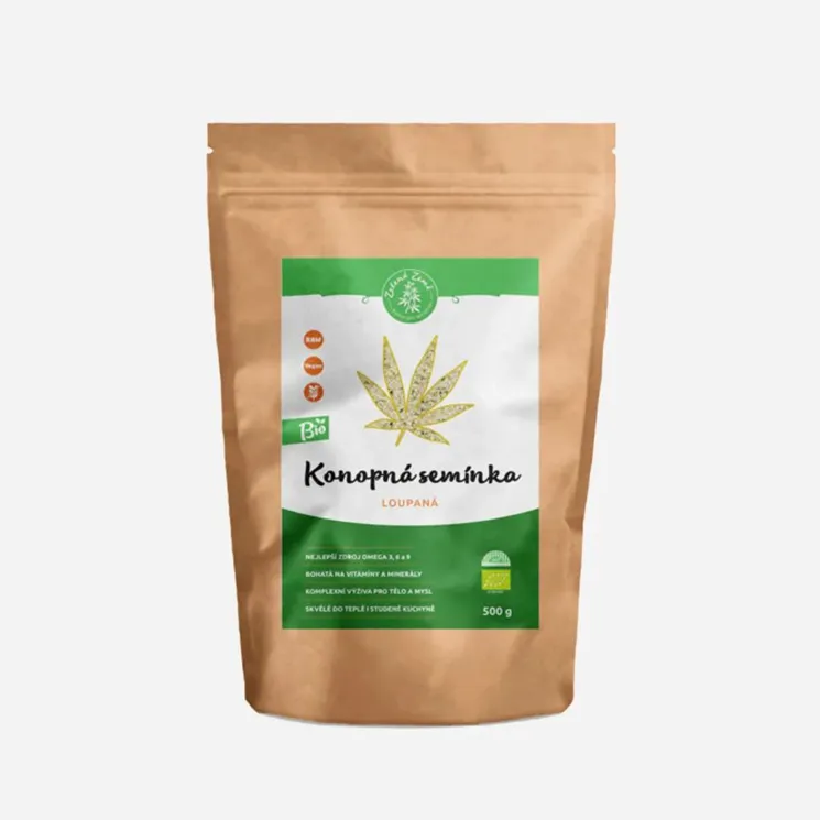 Konopná semínka loupaná