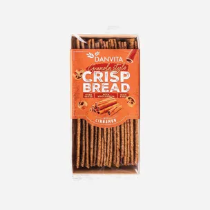 Křehké pšeničné granola plátky se skořicí