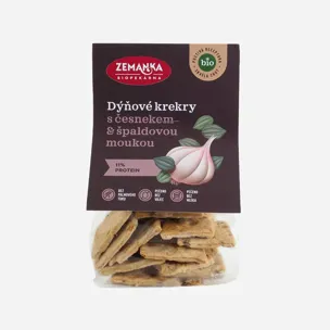 Krekry s dýňovým semínkem a česnekem BIO 6 x 100 g