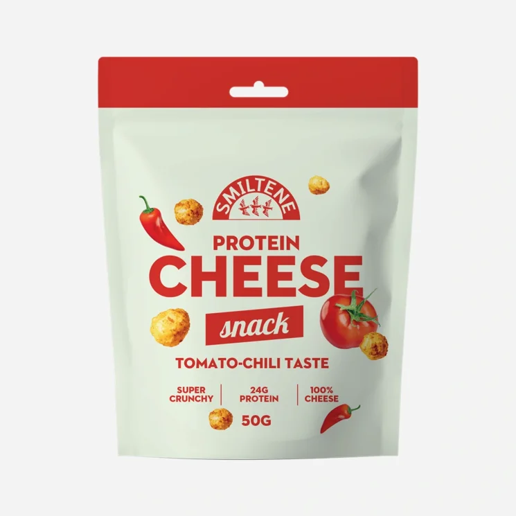Křupavé sýrové kuličky s příchutí rajčete a chilli