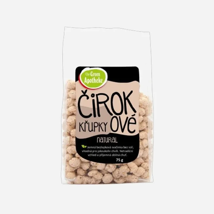 Křupky ČIROKOVÉ bezlepkové 6 x 75 g